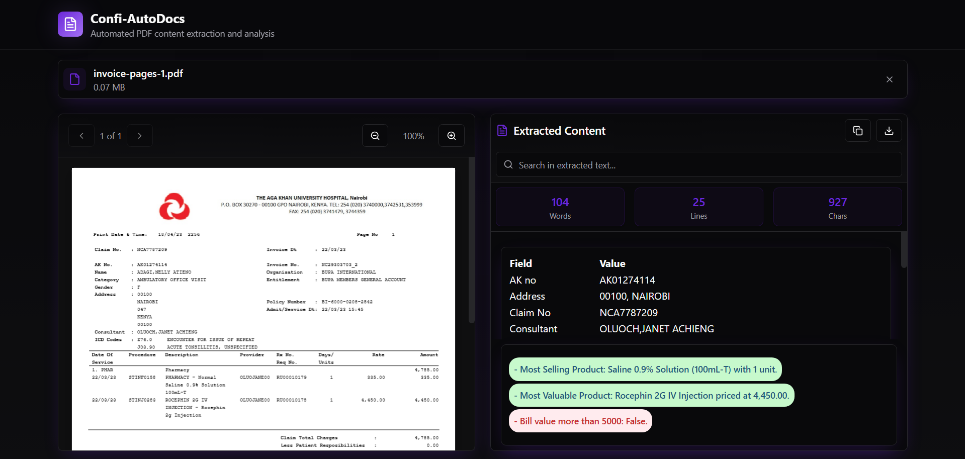 Confi-AutoDocs Preview